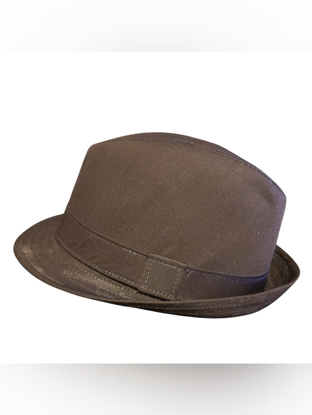 B55 Goorin Bros Hat Fedora Fitted Mens Small  Brown Wool Blend Trilby
